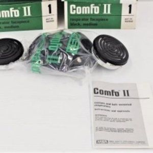 BNA - 2X Lot NEW Comfo II Respirator Face Mask 460968 Facepiece